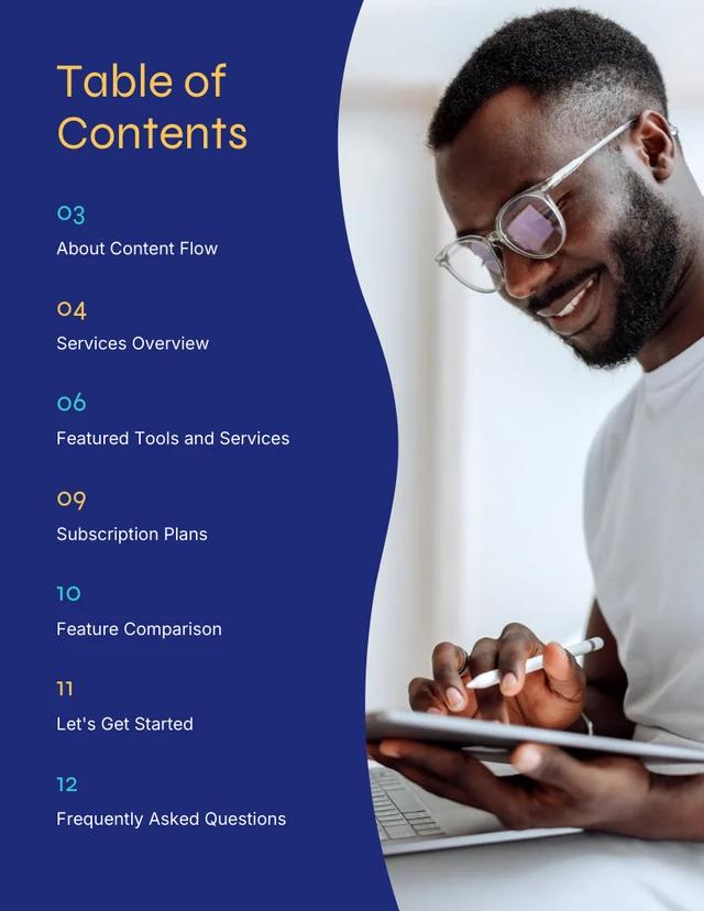SaaS Subscription Service Catalog Template - صفحة 2