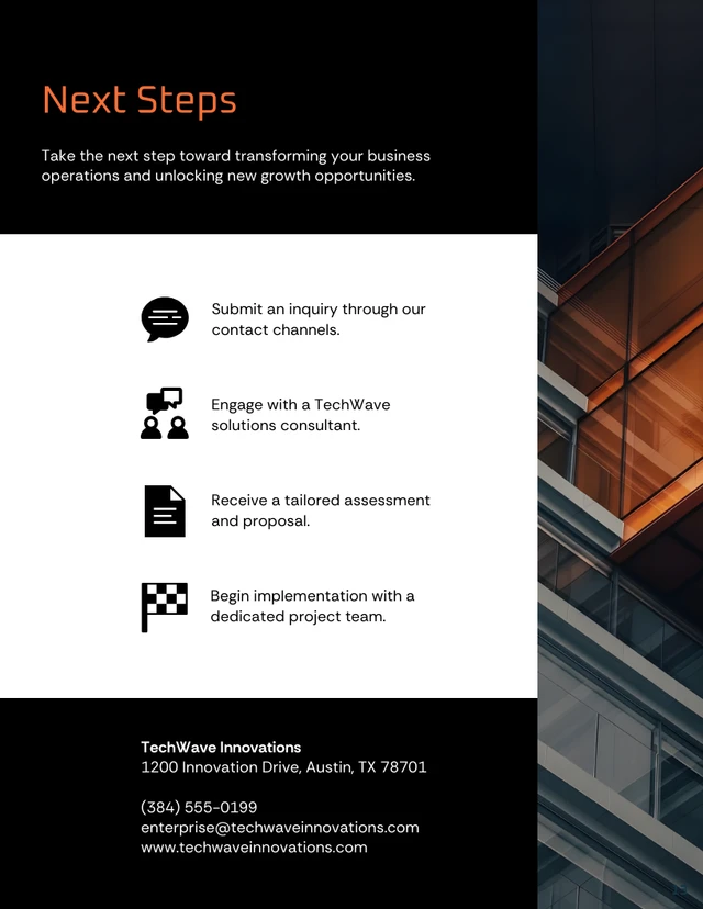 B2B Business Solutions Catalog Template - Página 13