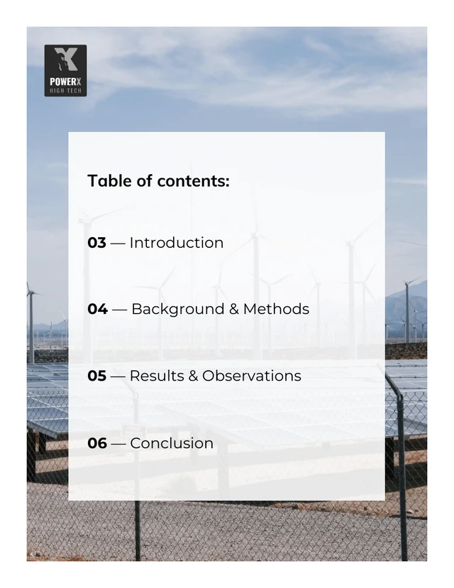 Solar PowerTechnical White Paper Template - Page 2