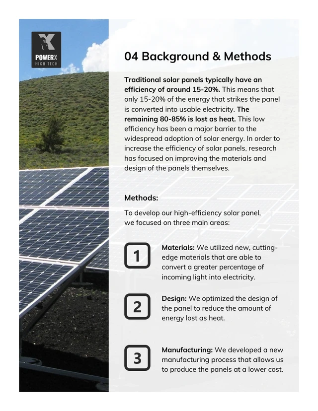 Solar PowerTechnical White Paper Template - Página 4