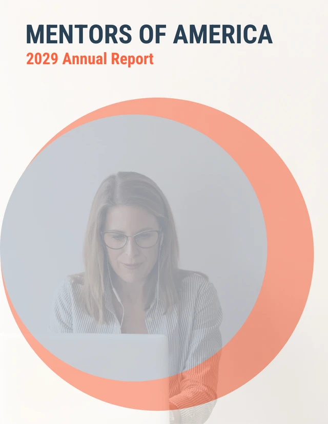 Simple Nonprofit Annual Report Summary - Página 1