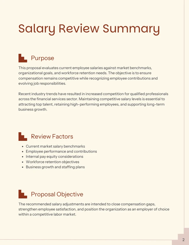 Salary Proposal Template - صفحة 2