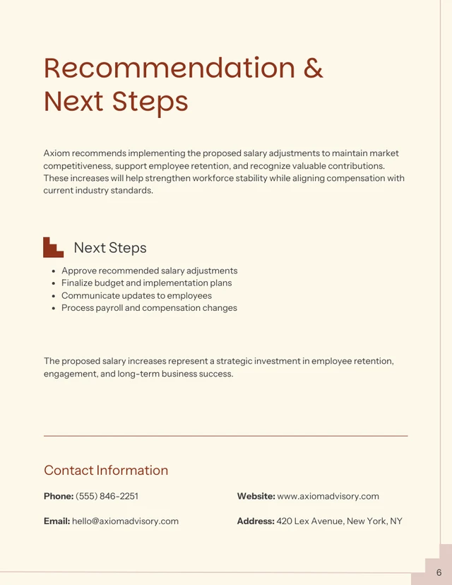 Salary Proposal Template - صفحة 6