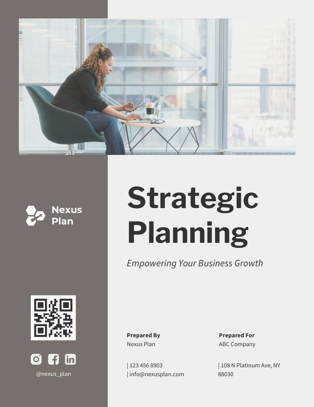 Strategic Planning Proposal Template - Página 1