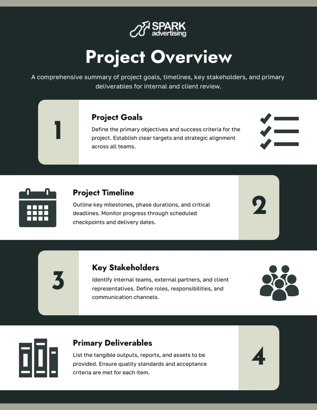 Plantilla de una página de proyecto. Template Plantilla de una página de proyecto.