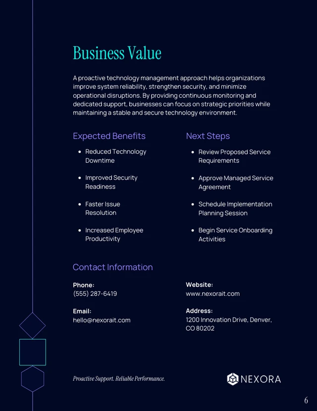 IT Services Proposal Template - صفحة 6