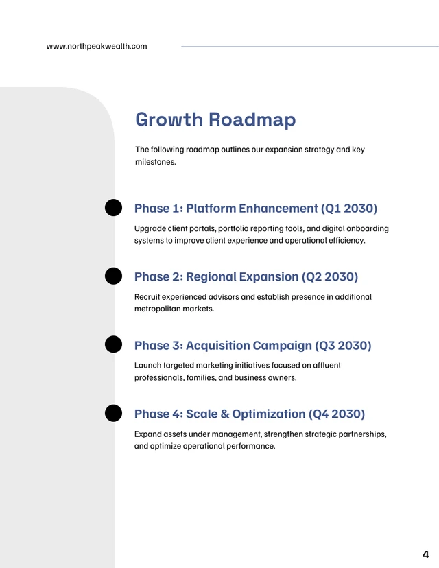 Investor Proposal Template - Seite 4