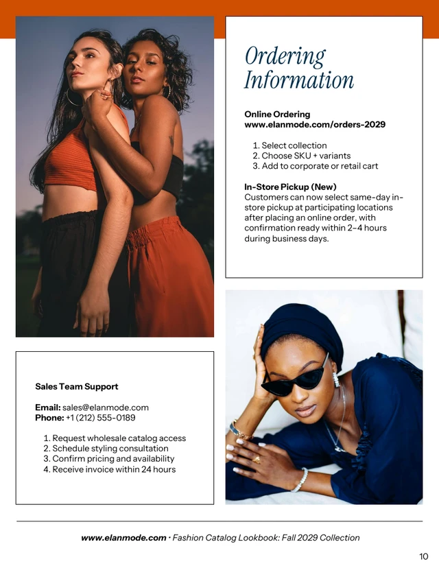 Fashion Lookbook Catalog Template - Pagina 10