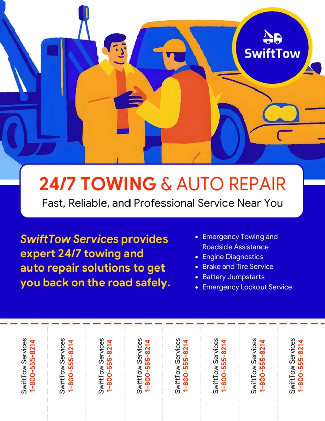 Tear Off Flyer Template Tear Off Flyer Template