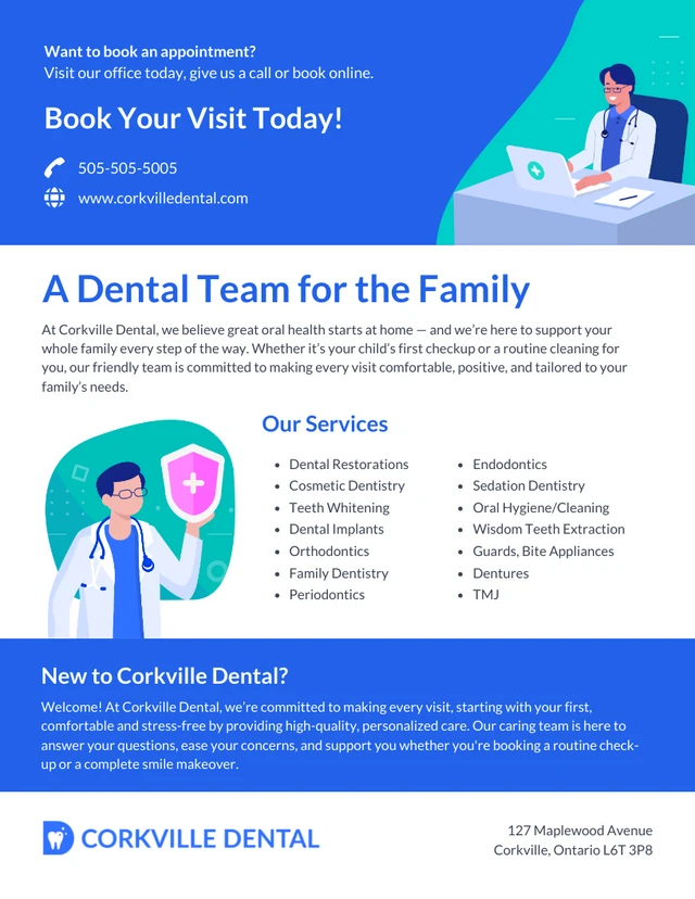 Professional Dental Flyer