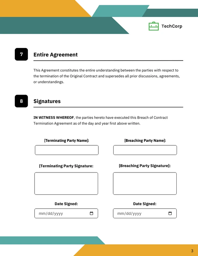 Breach Of Contract Template - صفحة 3