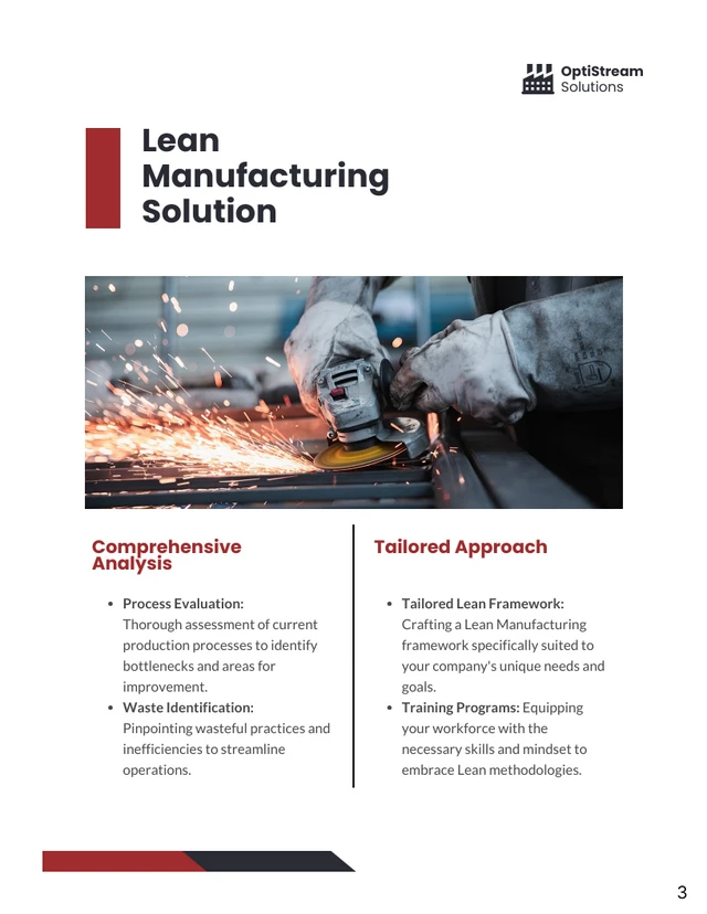 Lean Manufacturing Implementation Proposal - Page 3