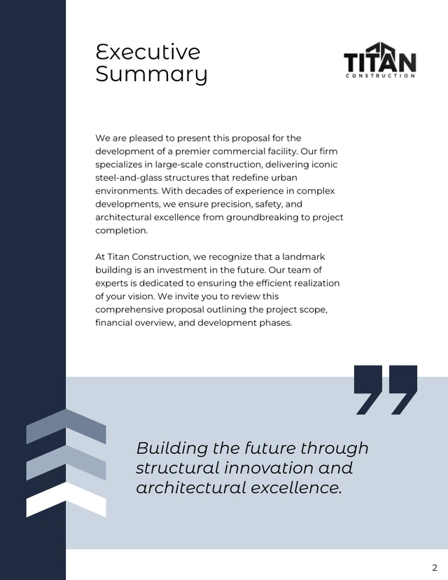 Commercial Construction Proposal Template - Seite 2
