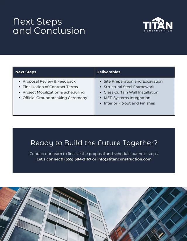 Commercial Construction Proposal Template - Seite 6