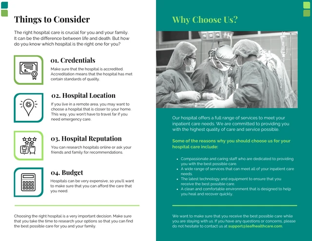 Medical Brochure Template - Page 2