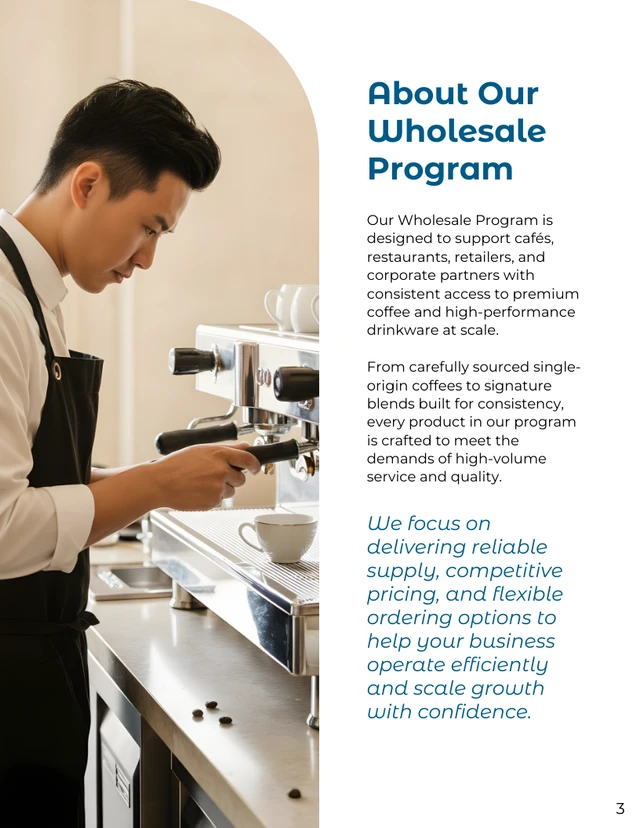 Wholesale Coffee Product Catalog Template - Página 3