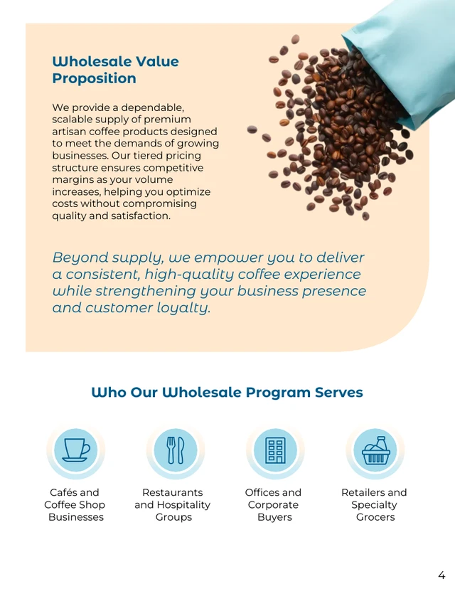 Wholesale Coffee Product Catalog Template - Página 4