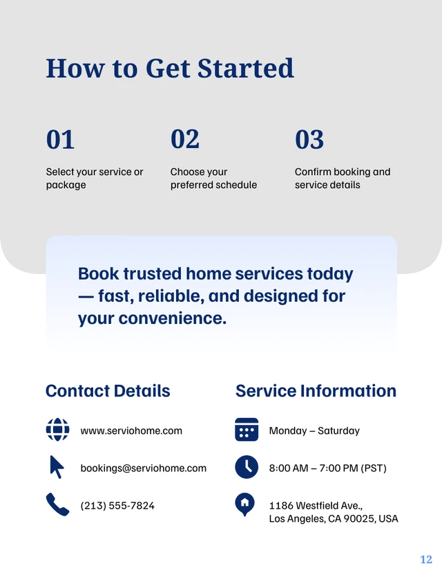 Residential Services Catalog Template - Página 12