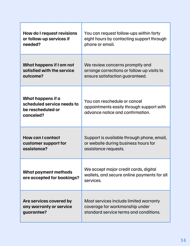 Residential Services Catalog Template - Página 14