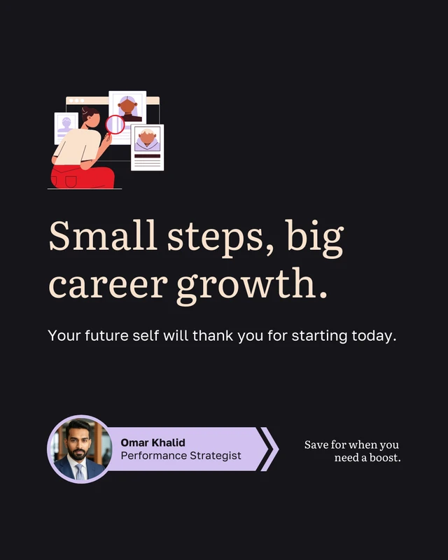 Career-Boosting Micro-Habits Carousel Post Template - Page 5