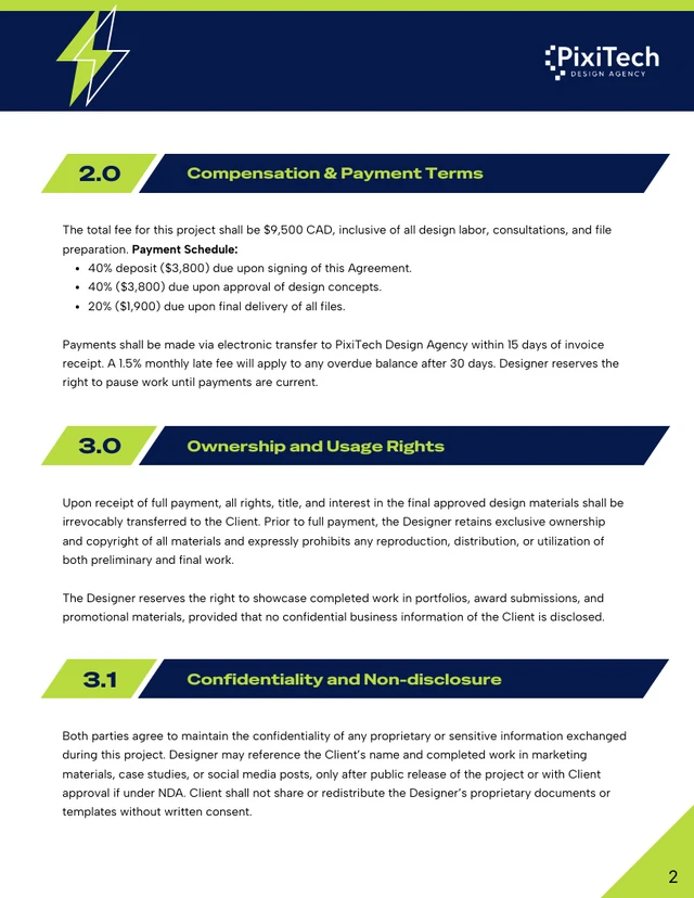 AIGA Contract Template - صفحة 2