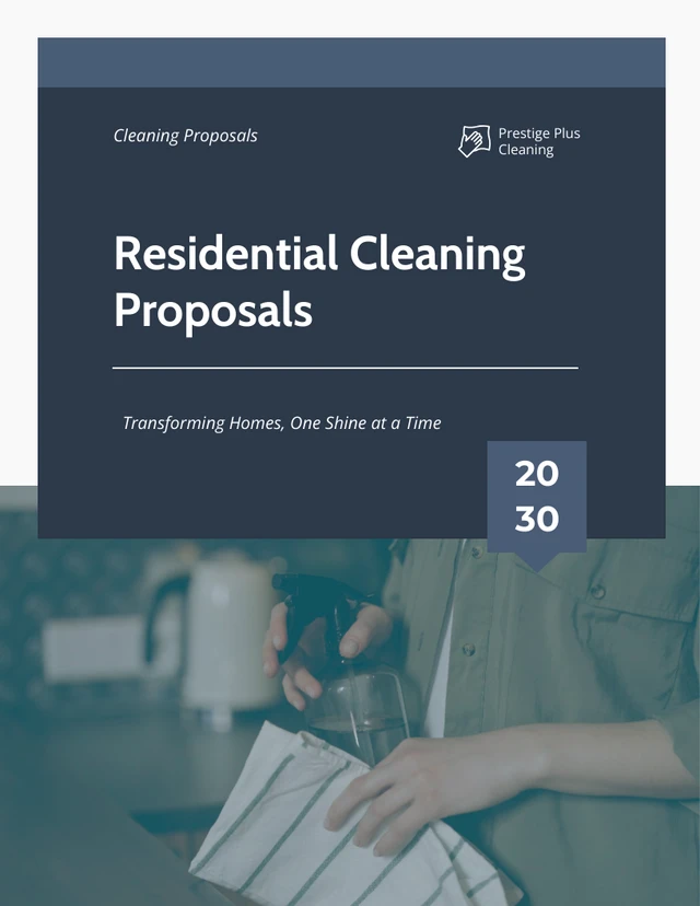 Residential Cleaning Proposals - Page 1