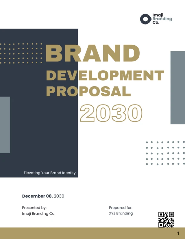 Brand Development Proposal - Page 1