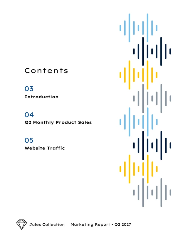 Marketing Report Template - Pagina 2