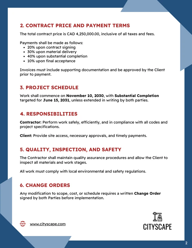 EPC Contract Template - صفحة 2