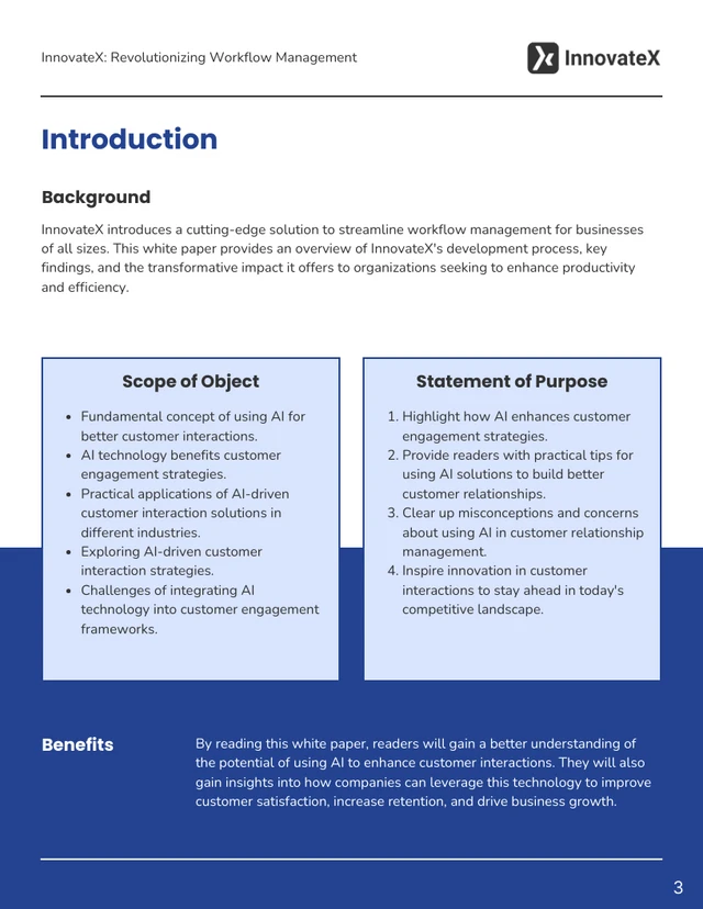 Product White Paper Template - page 3