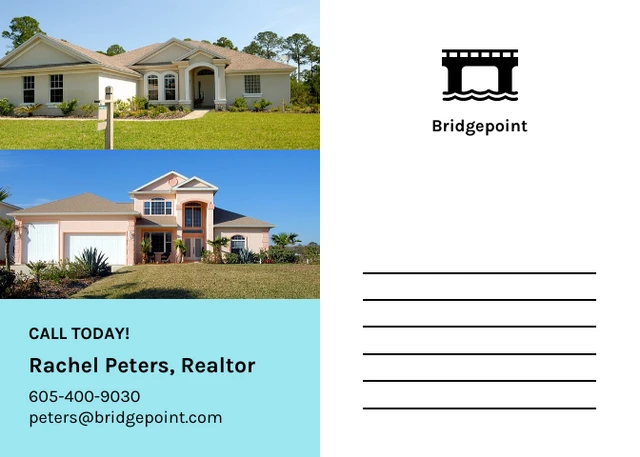 Simple Light Real Estate Postcard - Pagina 2