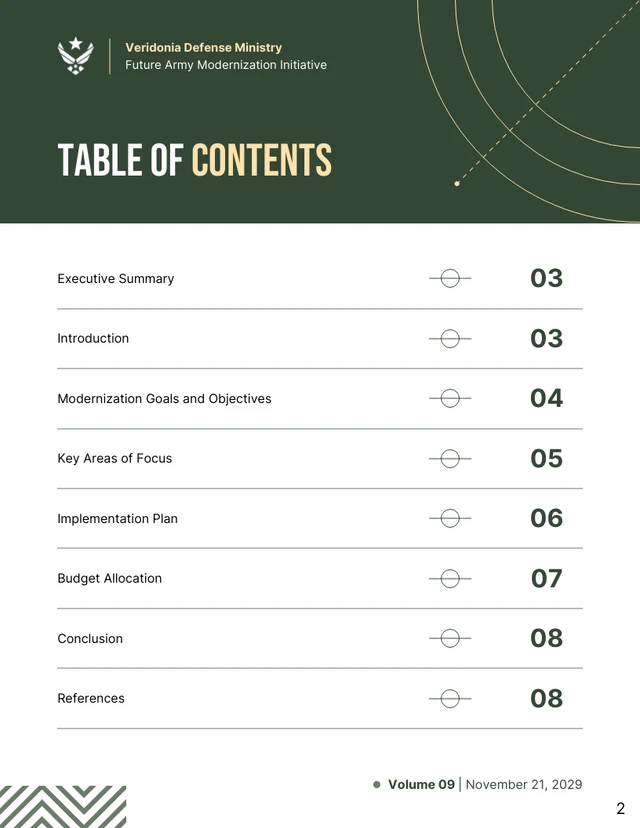 Army White Paper Format Template - Venngage