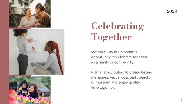 Feminim Minimalist Design Mother Day Presentation - Seite 4