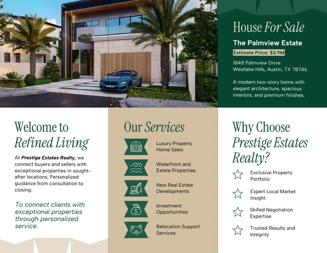 Luxury Real Estate Brochure - Página 2