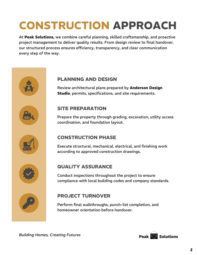 Residential Construction Proposal Template - Seite 3