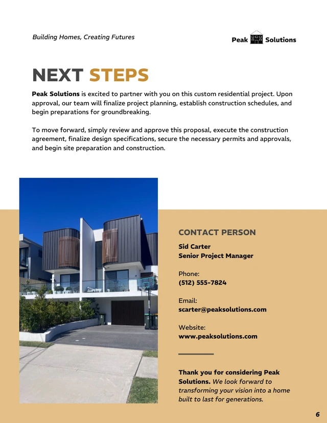 Residential Construction Proposal Template - Seite 6
