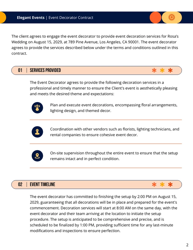 Event Decorator Contract Template - Página 2