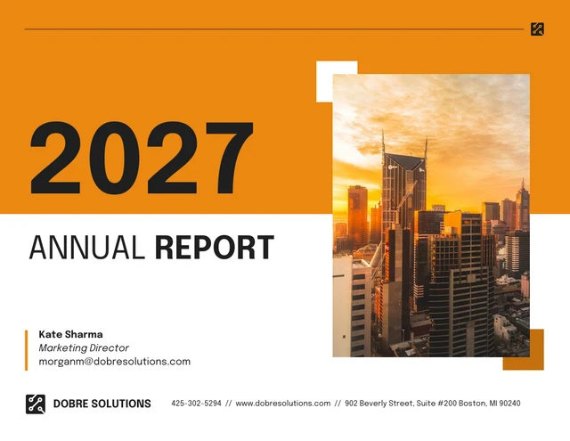LLC Annual Report Template - Pagina 1