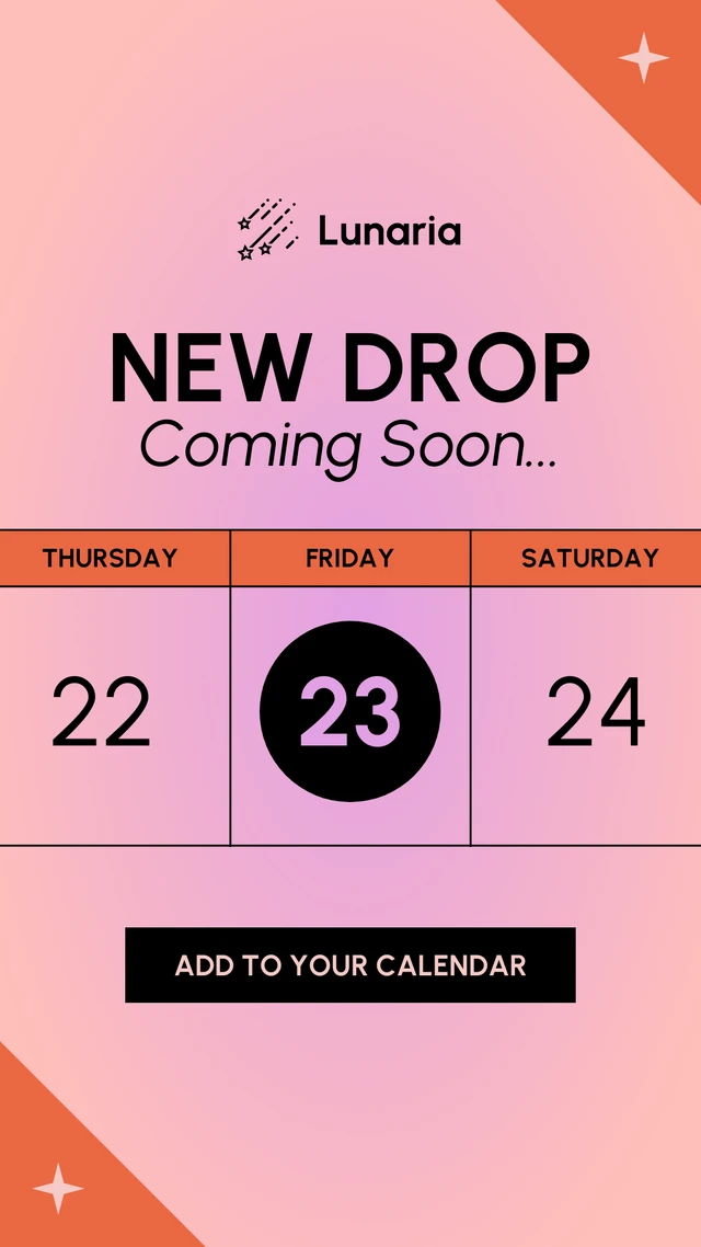 Neue Produkt-Teaser-Instagram-Story-Vorlage