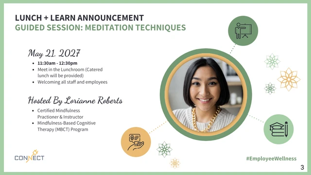 Meditation in the Workplace for Mindfulness and Mental Health Presentation - صفحة 3