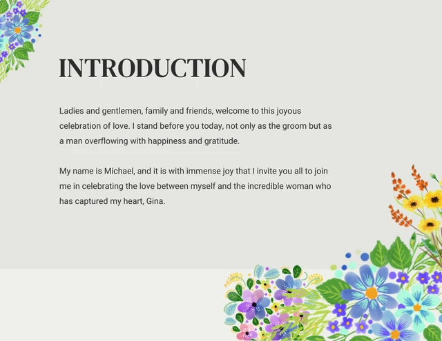 Sage Flower Wedding Presentation - page 2