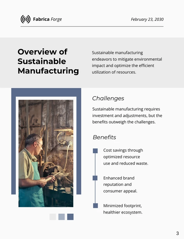 Sustainable Manufacturing Practices Proposal - Page 3