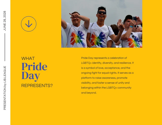 Simple Yellow Pride Presentation - Página 3