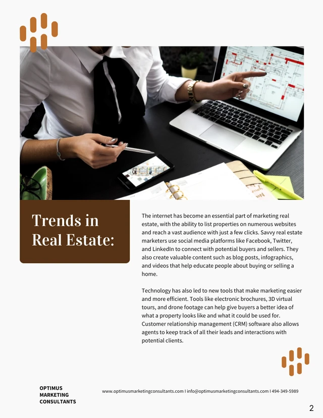 Real Estate Marketing Plan Template - Page 2