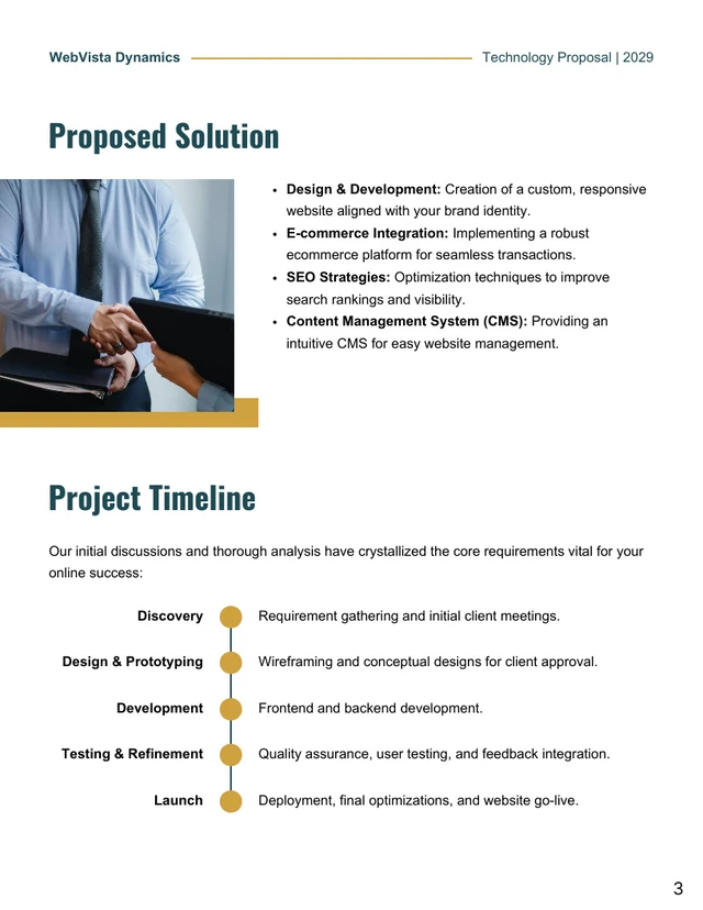 Website Development Proposals - Page 3