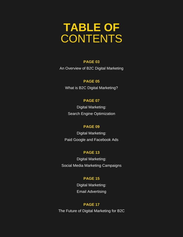 Simple Yellow Marketing eBook - Page 2