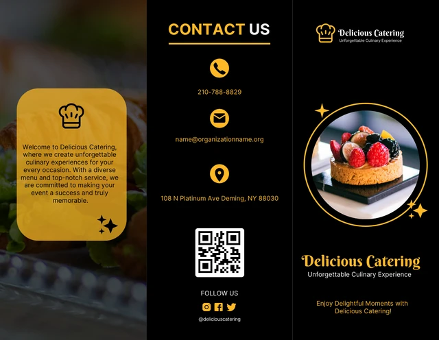 Corporate Event Catering Brochure - Page 1