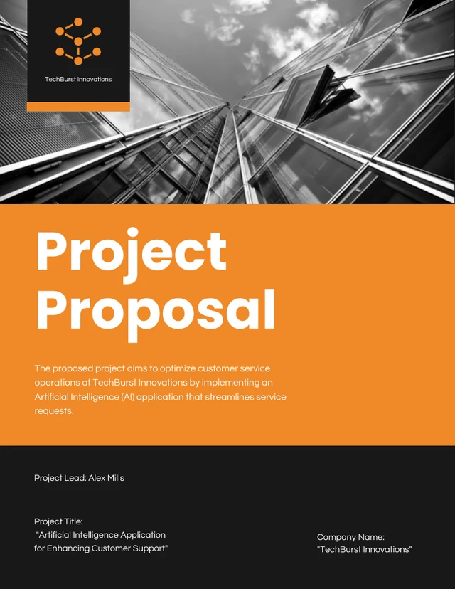 Dark Orange Project Proposal - Page 1