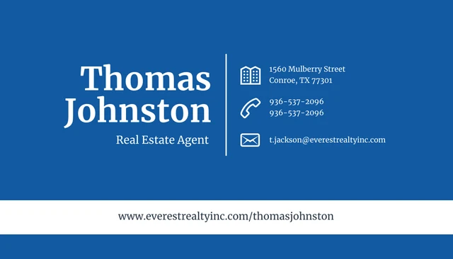 Realtor Photo Real Estate Business Card - Page 2
