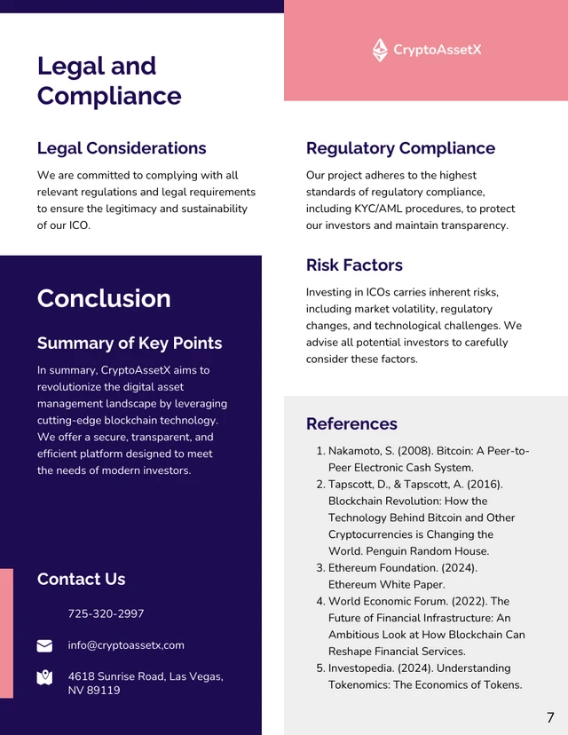 ICO White Paper Template - page 7